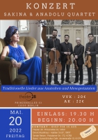 Konzert - Sakina & Anadolu Quartet